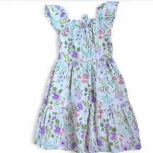 Girls Floral Tiered Sundress